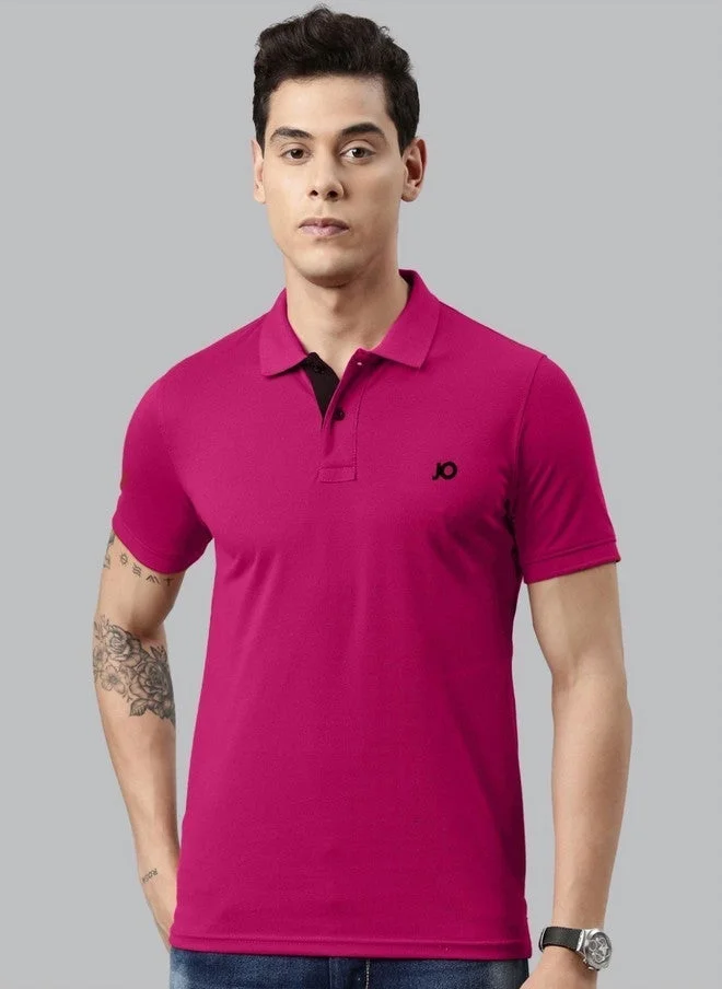 جوفن تيشيرت بولو رجالي فوشيا